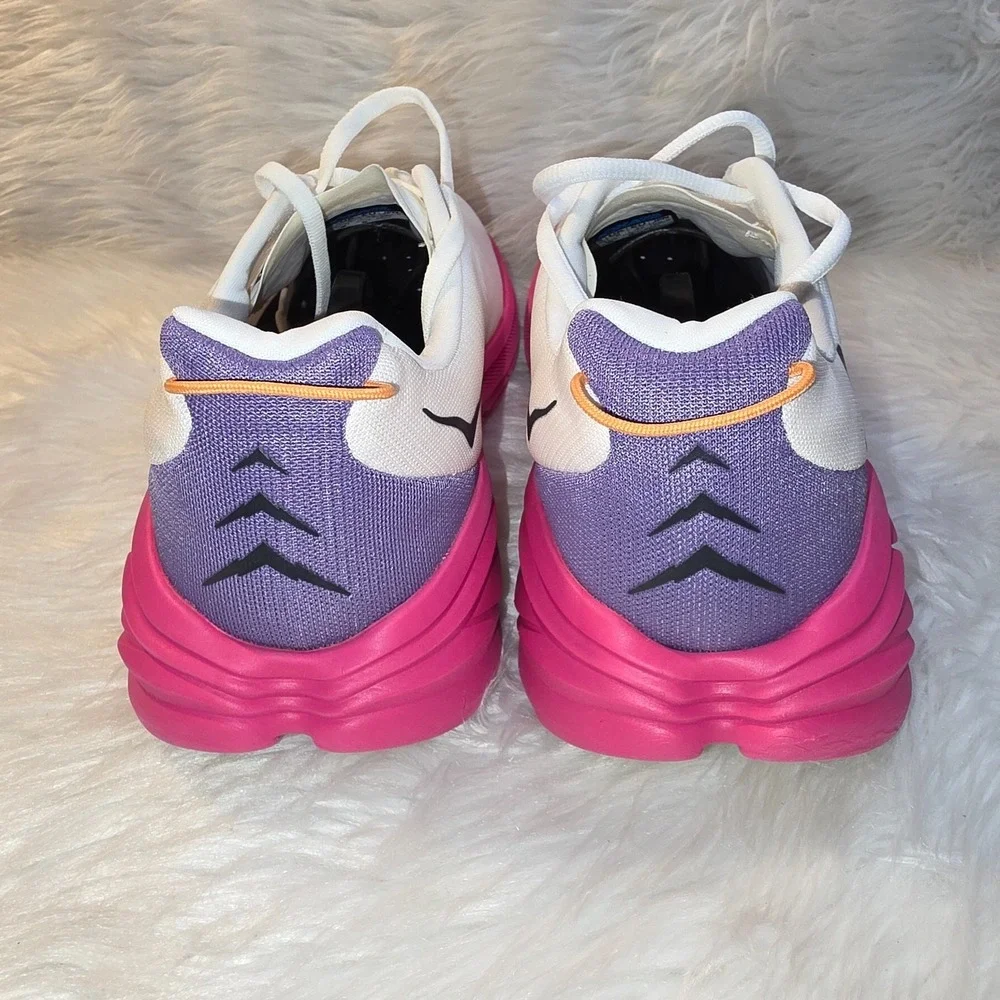 HOKA Rincon 3 Running Shoes Women's 9.5 B Blanc De Blanc Eggnog 1119396 - Picture 5 of 8